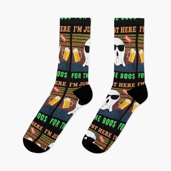 Item preview, I'm Just Here For The Boos Beer Ghost Halloween Costume   designed and sold by fourstripes.