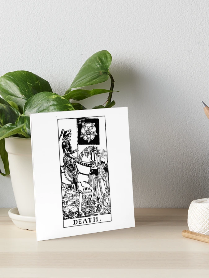 Death Tarot card  Art Board Print for Sale by Persephone Palapanidou