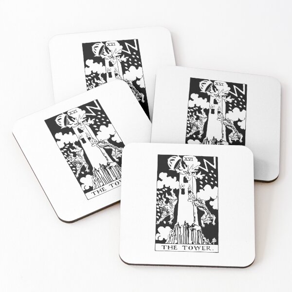 Item preview, Tarot Card - Tower designed and sold by isstgeschichte.