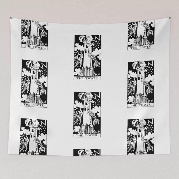 Item preview, Tarot Card - Tower designed and sold by isstgeschichte.