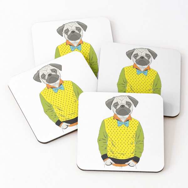 Item preview, Kief Hipster Pug designed and sold by kief-clothes.