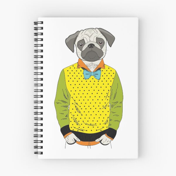 Item preview, Kief Hipster Pug designed and sold by kief-clothes.