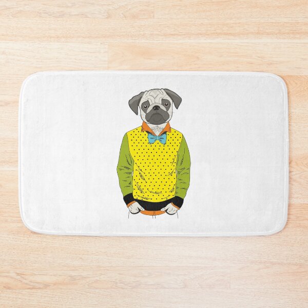 Item preview, Kief Hipster Pug designed and sold by kief-clothes.
