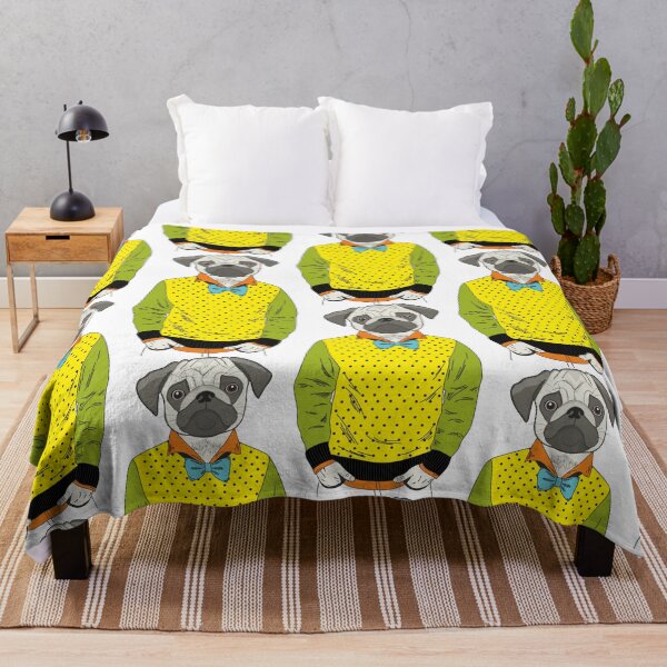 Item preview, Kief Hipster Pug designed and sold by kief-clothes.