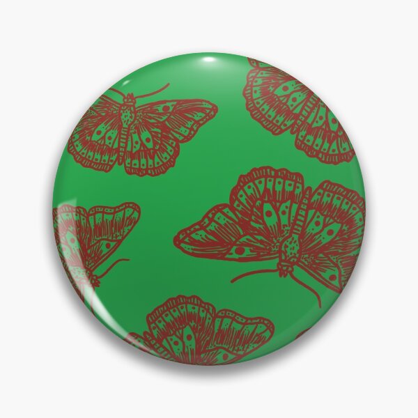 Item preview, HS Butterfly Tattoo (Green and Red (Watermelon Sugar Inspired) Edition) designed and sold by nightowlcave.
