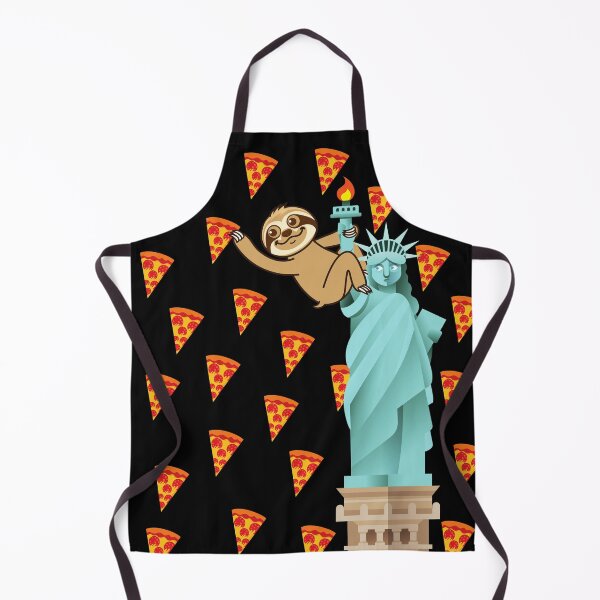 Item preview, Cute Sloth Pizza Rain NYC designed and sold by plushism.