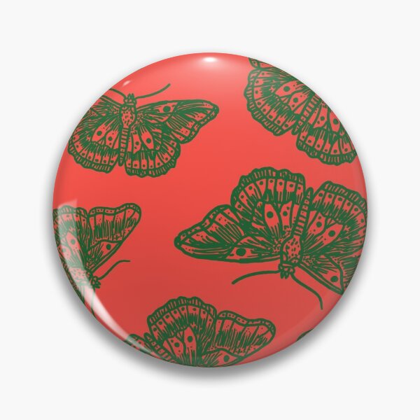 Item preview, HS Butterfly Tattoo (Green and Red (Watermelon Sugar Inspired) Edition) designed and sold by nightowlcave.
