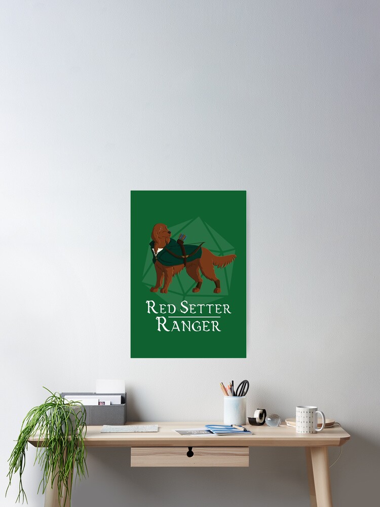 Thumbnail 2 of 3, Poster, Red Setter Ranger designed and sold by Celestirus.