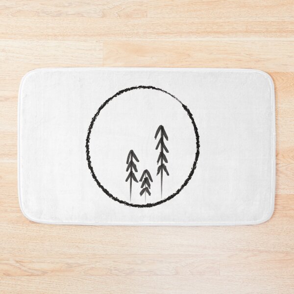 Item preview, Pine tree and circle, nature lover theme, minimal drawing  designed and sold by ciaobebo.