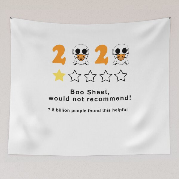 Item preview, 2020 Boo Sheet 1 Star Rating Funny Halloween Ghost  designed and sold by fourstripes.
