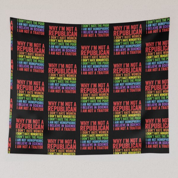 Item preview, Why I'm Not A Republican designed and sold by Eyes4.