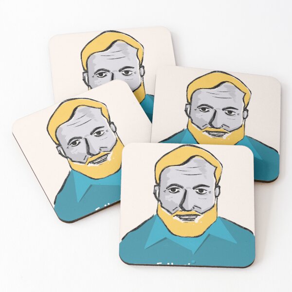 Item preview, Ernest Hemingway designed and sold by Tareq Hasan.