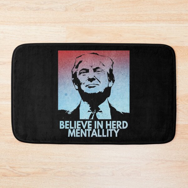 Item preview, Believe In Herd Mentallity (Vintage Retro Style • Trump Meme • Sarcastic Satire) designed and sold by SassyClassyMe.