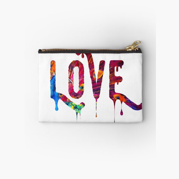 Item preview, Love word design in melted paint art designed and sold by AznavourByKarin.