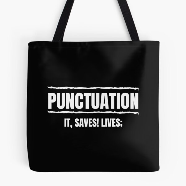 Item preview, Punctuation — It Saves Lives designed and sold by Nathalie Aynié.