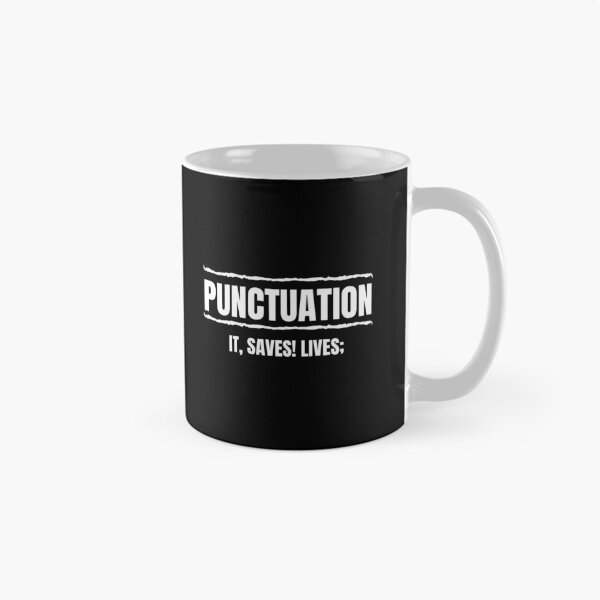 Item preview, Punctuation — It Saves Lives designed and sold by Nathalie Aynié.