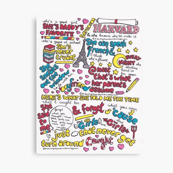 Item preview, Good Girls are Bad Girls designed and sold by Drawingsbymaci.