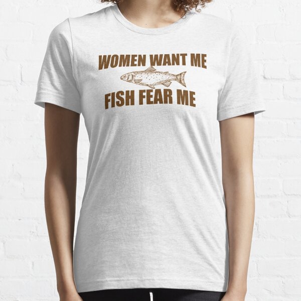 Women Want Me Fish Fear Me Golden Harvest(Yellow)