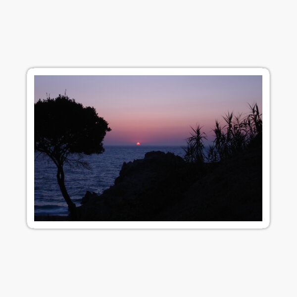 Item preview, Beautiful Purple Sunset in Nas Beach Ikaria Island Greece designed and sold by EddieBalevo.