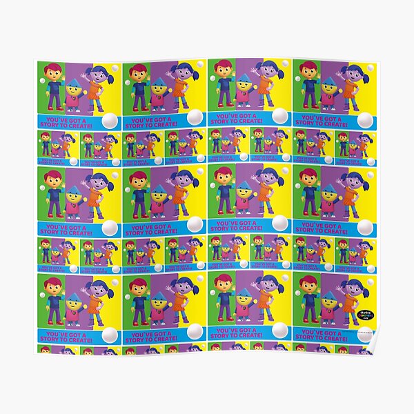 Charlie`s Colorforms City, You`ve got a story to create Poster
