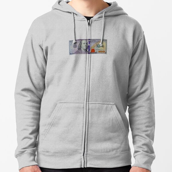 supreme hundred dollar bill hoodie