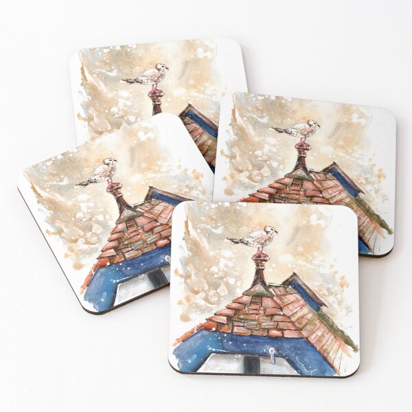 Item preview, Seagull In Runswick Bay designed and sold by Goodaboom.