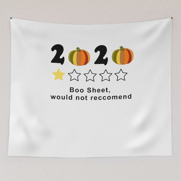 Item preview, 2020 Boo Sheet 1 Star Rating Funny Retro Pumpkin  designed and sold by fourstripes.