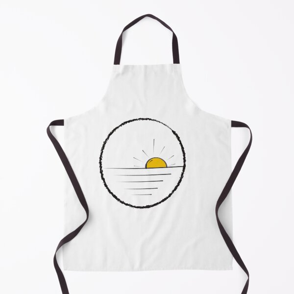 Item preview, Sunset, simple drawing sun and the sea, nature lover theme designed and sold by ciaobebo.