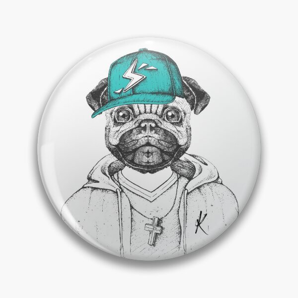 Item preview, Kief Pug Baseball Cap designed and sold by kief-clothes.