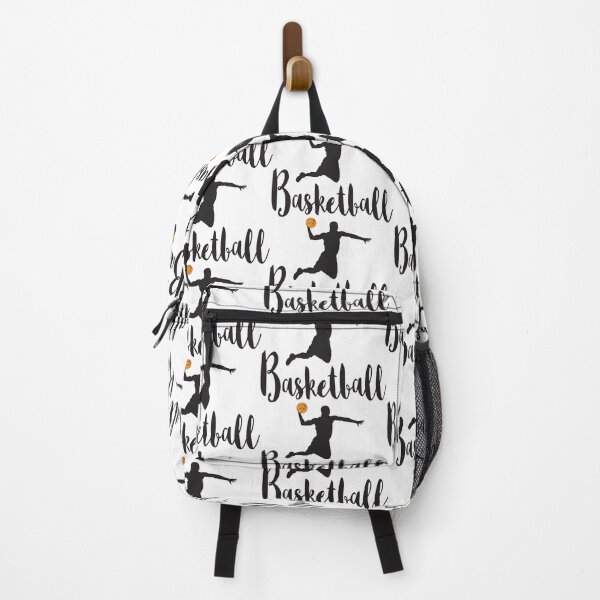 Item preview, Basketball, With Silhouette Of Basketball Player Slam Dunking designed and sold by 4AllTimes.