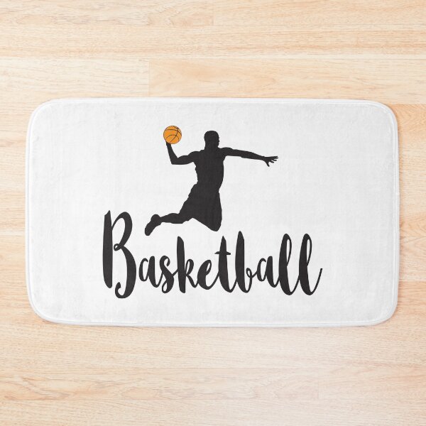 Item preview, Basketball, With Silhouette Of Basketball Player Slam Dunking designed and sold by 4AllTimes.
