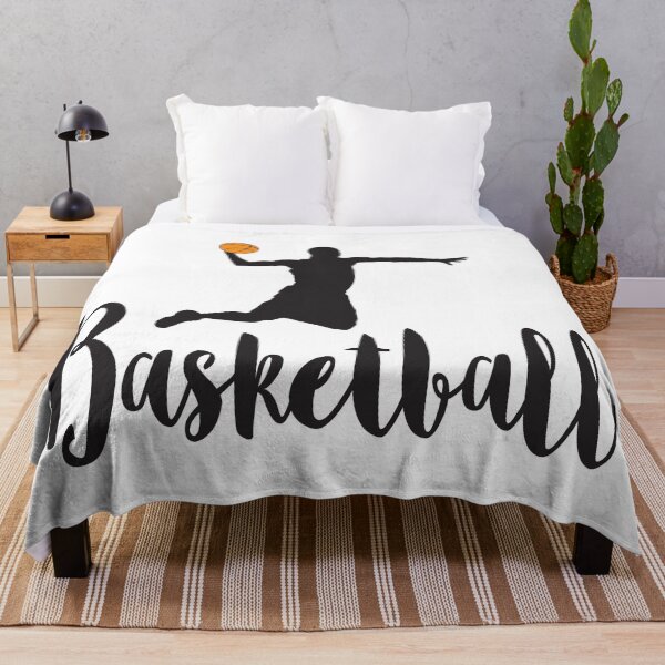 Item preview, Basketball, With Silhouette Of Basketball Player Slam Dunking designed and sold by 4AllTimes.