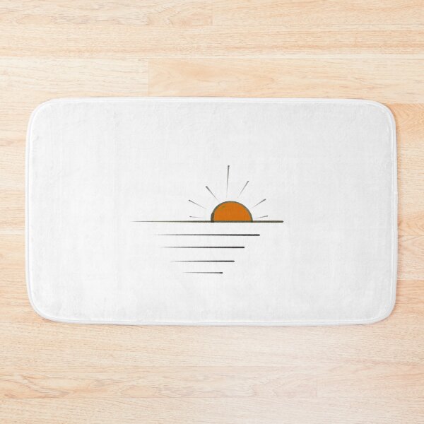 Item preview, Sunset, simple drawing sun and the sea, nature lover theme designed and sold by ciaobebo.