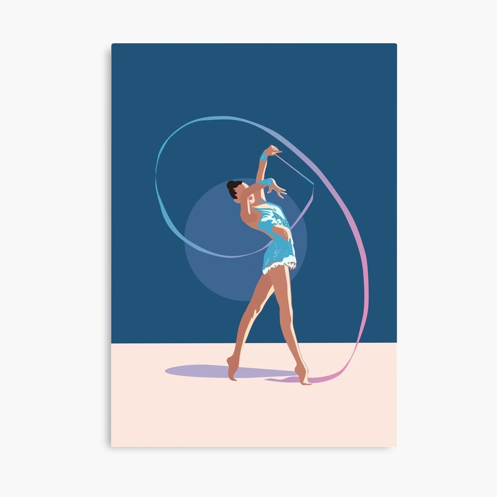 Rhythmic Gymnastics Anastasia Salos Hoop Poster for Sale by  rhythmicdrawing