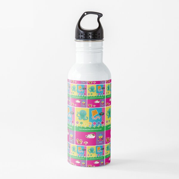 Charlie`s Colorforms City, lets all play the colorforms way Water Bottle