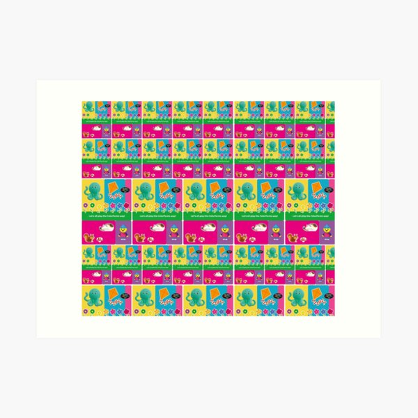 Charlies Colorforms City Art Prints | Redbubble