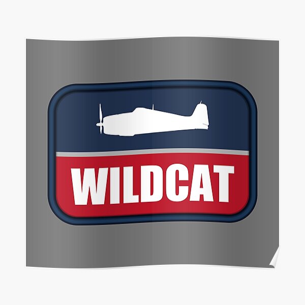 F4F Wildcat Patch Poster