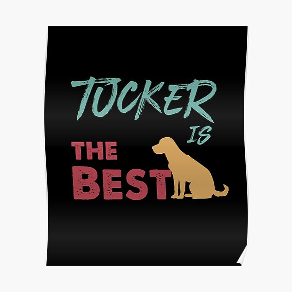  Dog Named TUCKER Golden Retriever Mom Cute Dog Rescuer