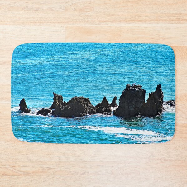 Item preview, Offshore Dark Cliff Bue Water Seascape designed and sold by worldways.