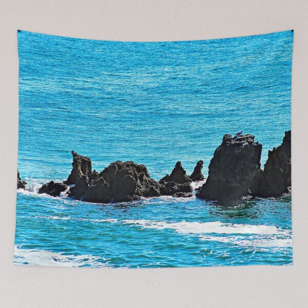 Item preview, Offshore Dark Cliff Bue Water Seascape designed and sold by worldways.