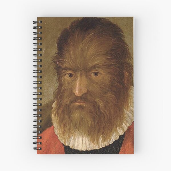 Item preview,  Lycantrope Pedro Gonzales the hairy Habsburg  vintage portrait (closeup) designed and sold by Vintage Designs +.