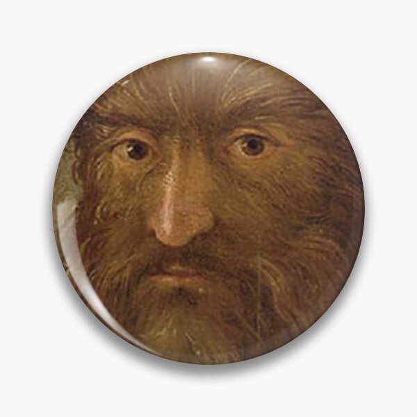 Item preview,  Lycantrope Pedro Gonzales the hairy Habsburg  vintage portrait (closeup) designed and sold by Vintage Designs +.