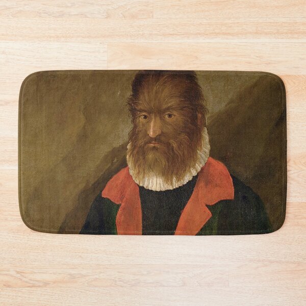 Item preview,  Lycantrope Pedro Gonzales the hairy Habsburg  vintage portrait (closeup) designed and sold by Vintage Designs +.