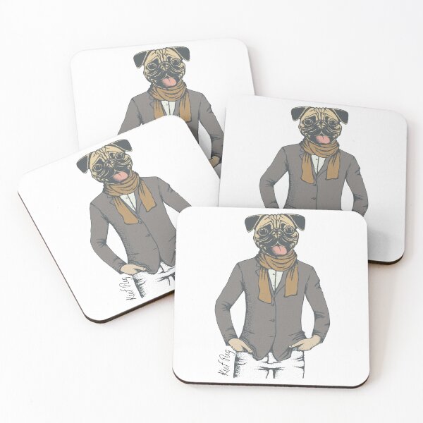 Item preview, Kief Hipster Pug designed and sold by kief-clothes.