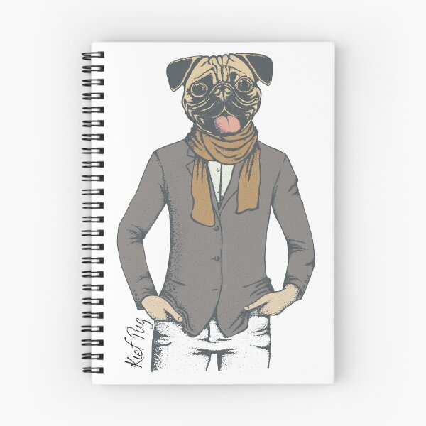 Item preview, Kief Hipster Pug designed and sold by kief-clothes.