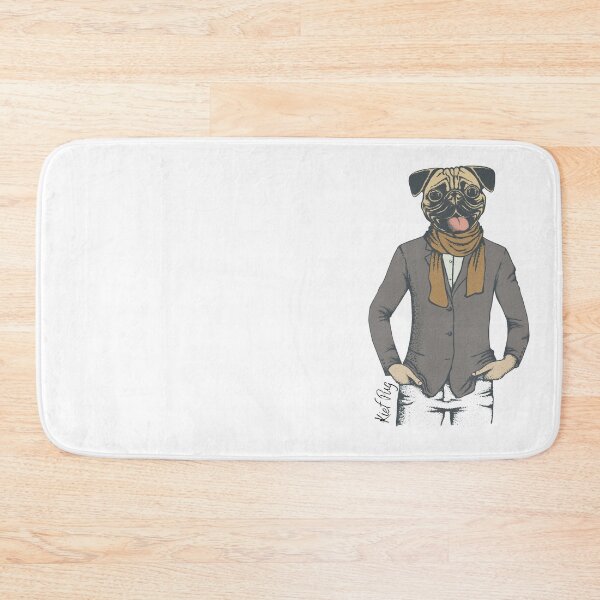 Item preview, Kief Hipster Pug designed and sold by kief-clothes.