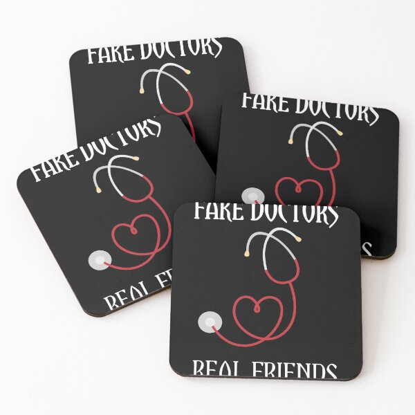 Item preview, Fake doctors real friends designed and sold by Designhub14.