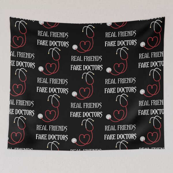 Item preview, Fake doctors real friends designed and sold by Designhub14.