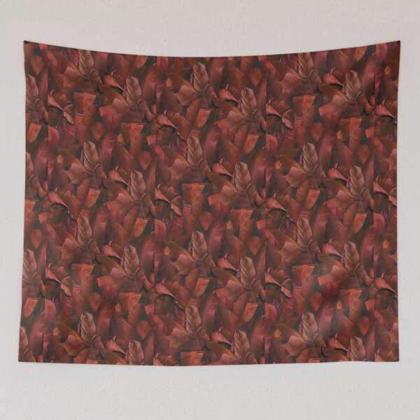 Item preview, Tropical Burnt Orange Leaves  designed and sold by Danielle555.