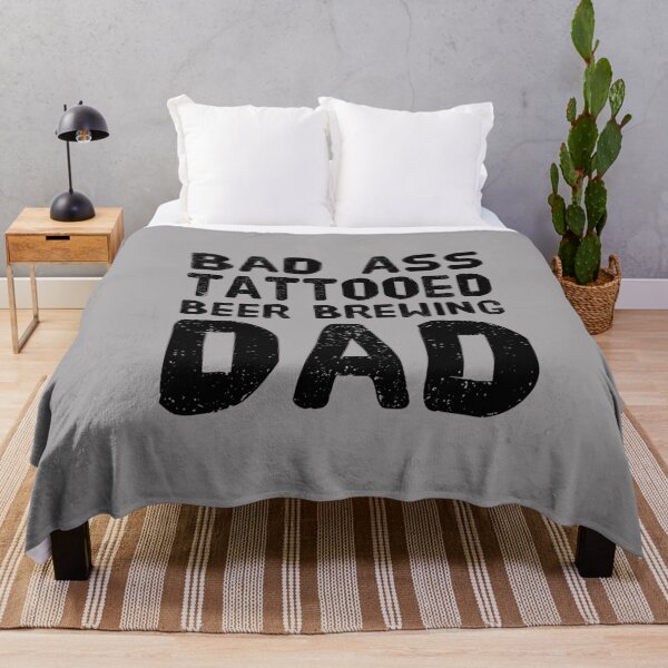 Item preview, Bad Ass Tattooed, Beer Brewing Dad designed and sold by PetitePeche.